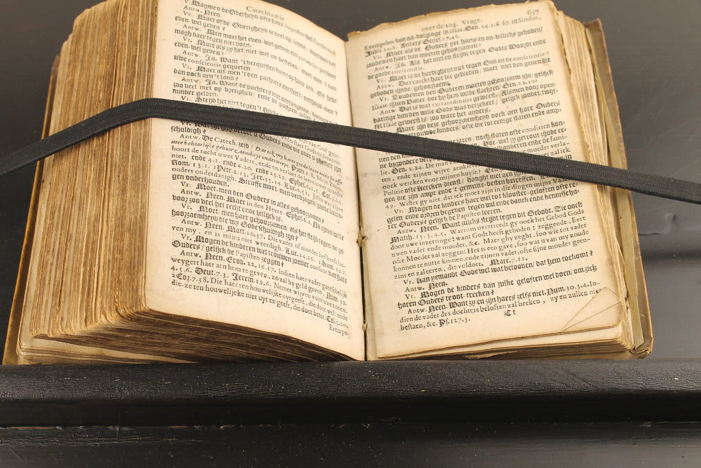 Antique 1671 – Petrus de Witte – Catechization on the Heidelberg Catechism – Amsterdam