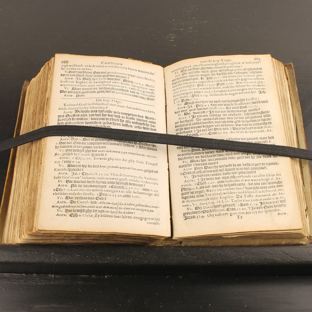 Antique 1671 – Petrus de Witte – Catechization on the Heidelberg Catechism – Amsterdam