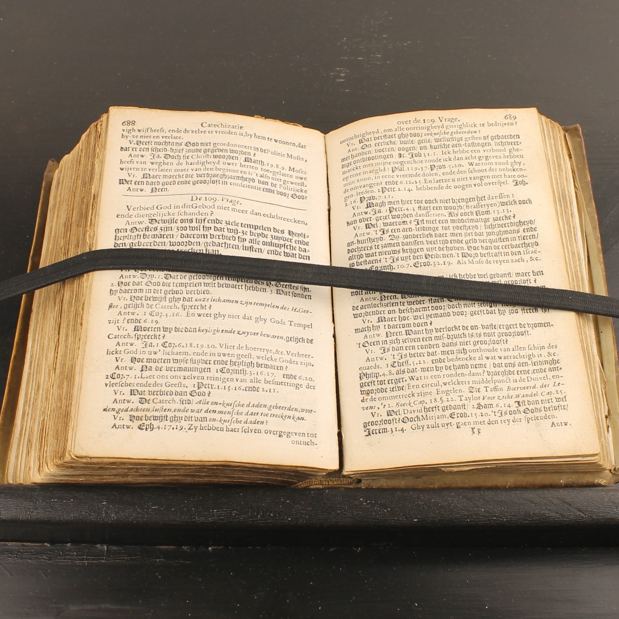 Antique 1671 – Petrus de Witte – Catechization on the Heidelberg Catechism – Amsterdam