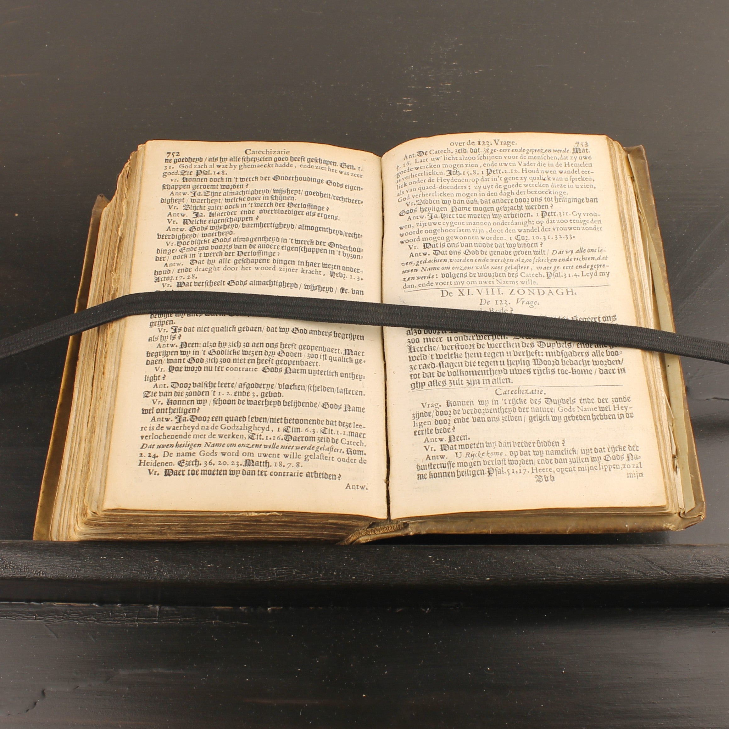 Antique 1671 – Petrus de Witte – Catechization on the Heidelberg Catechism – Amsterdam