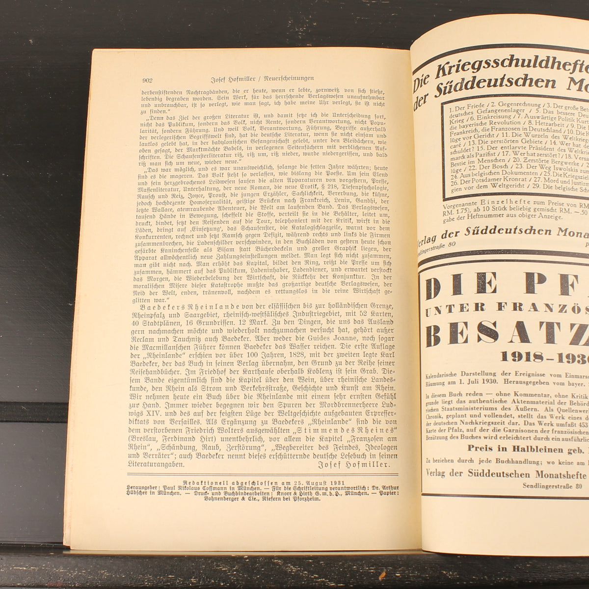 Süddeutsche Monatshefte 1931 | Abrüstung und Sicherheit | 28. Jahrgang - Heft 12