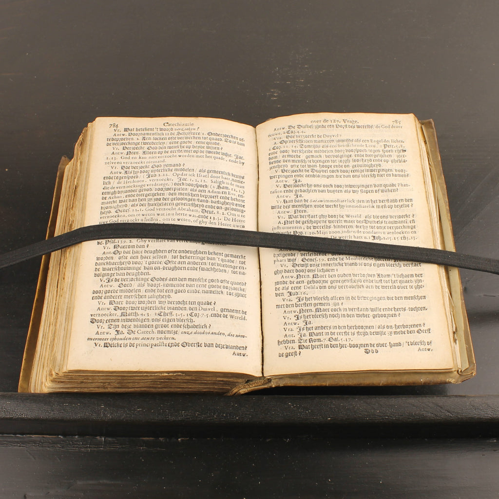 Antique 1671 – Petrus de Witte – Catechization on the Heidelberg Catechism – Amsterdam