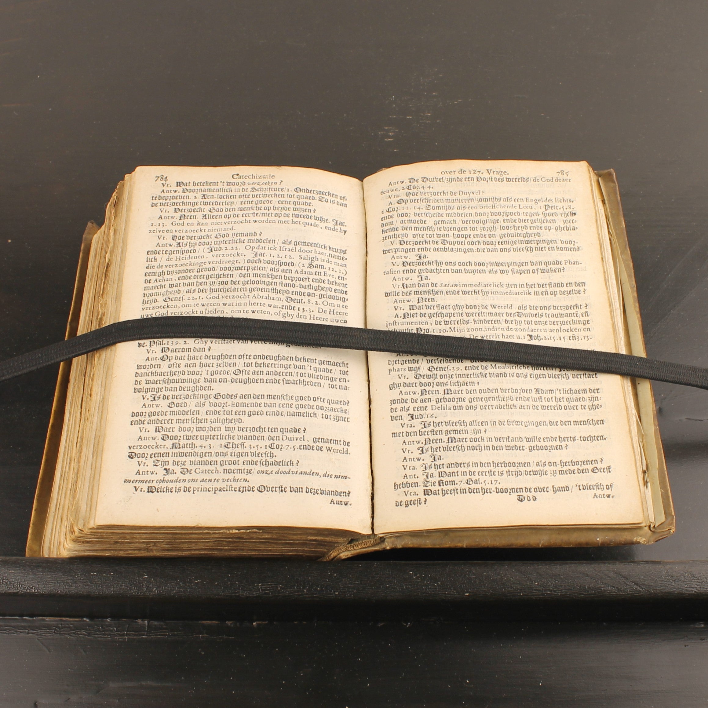 Antique 1671 – Petrus de Witte – Catechization on the Heidelberg Catechism – Amsterdam