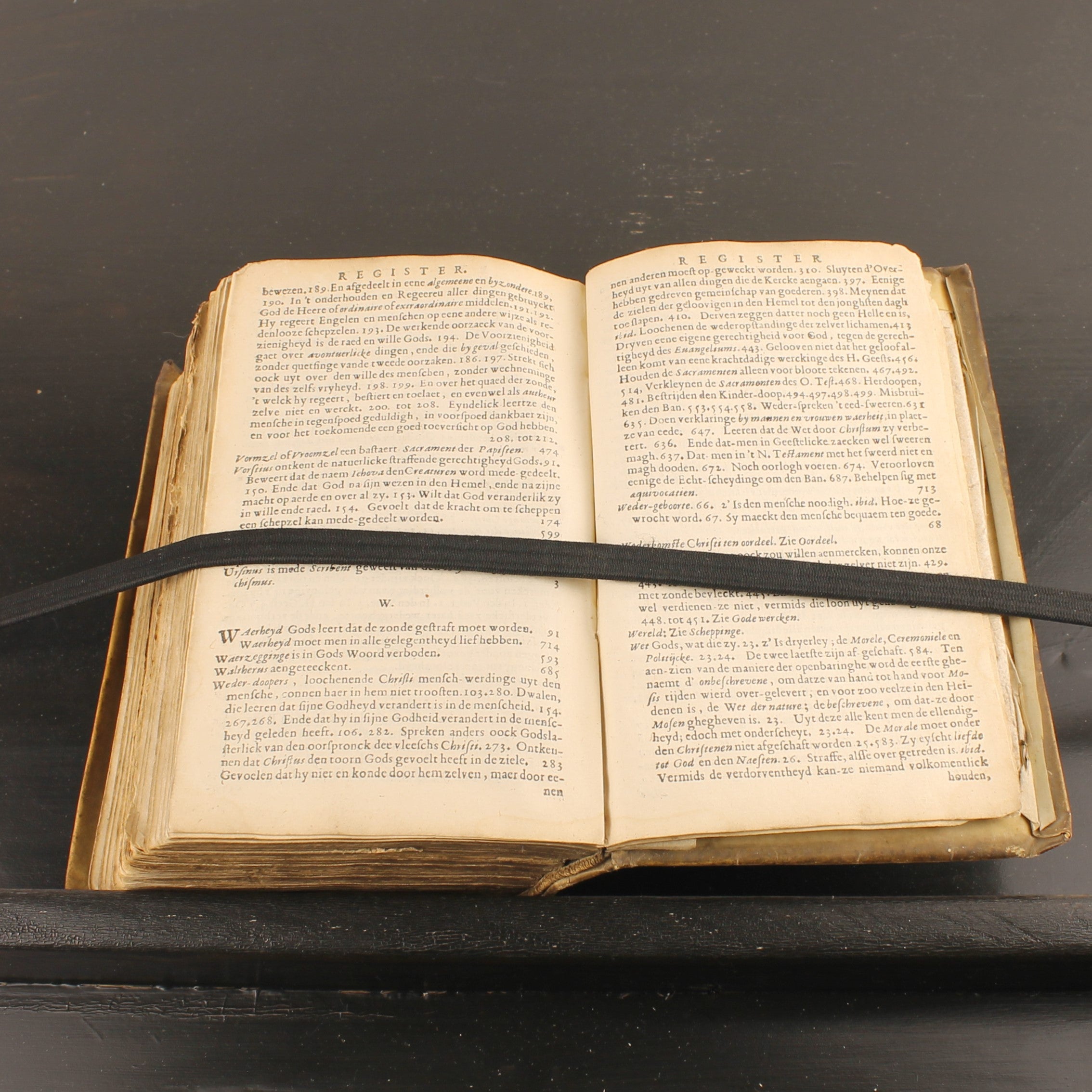 Antique 1671 – Petrus de Witte – Catechization on the Heidelberg Catechism – Amsterdam