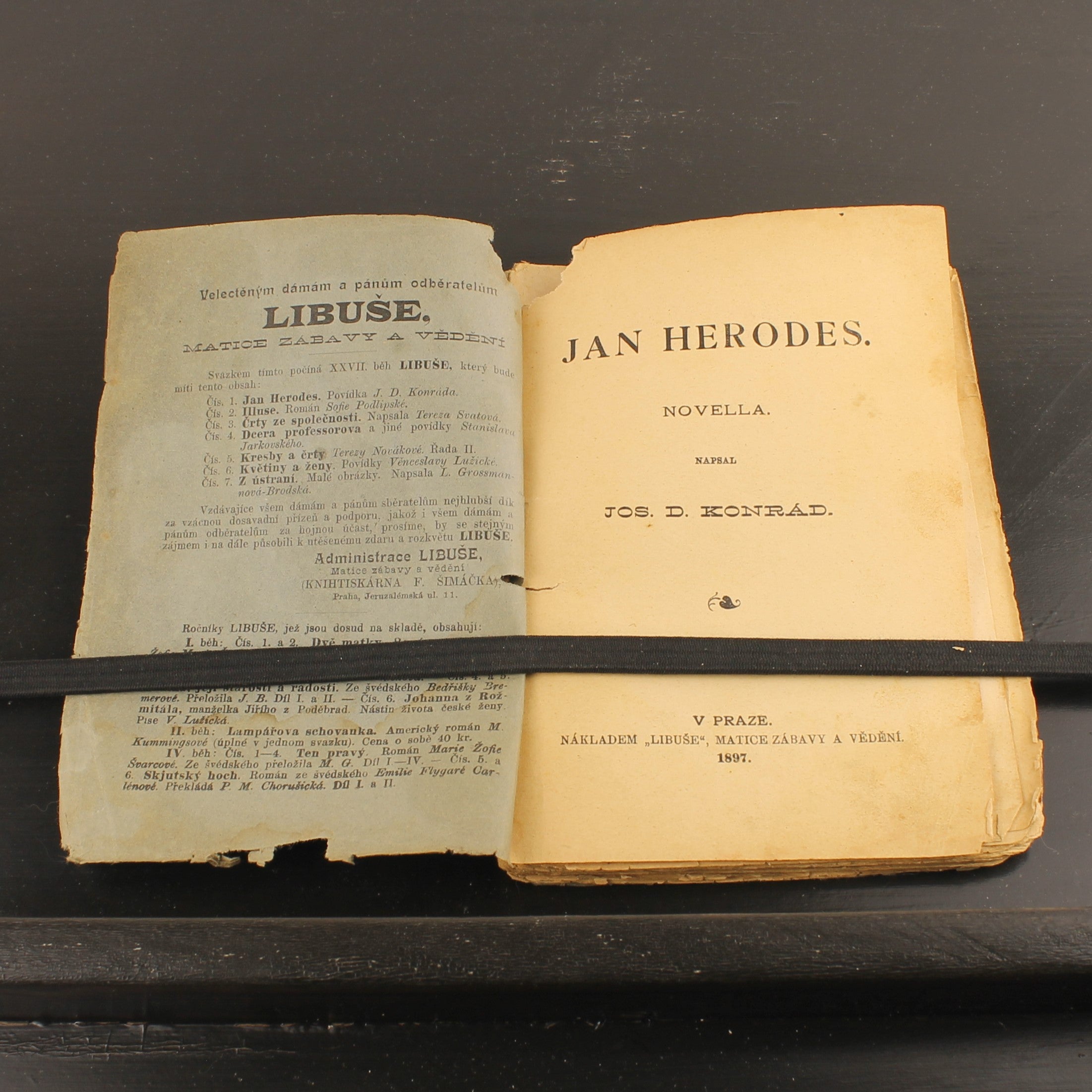 Jan Herodes - Jos. D. Konrád - Libuše Praag - 1897