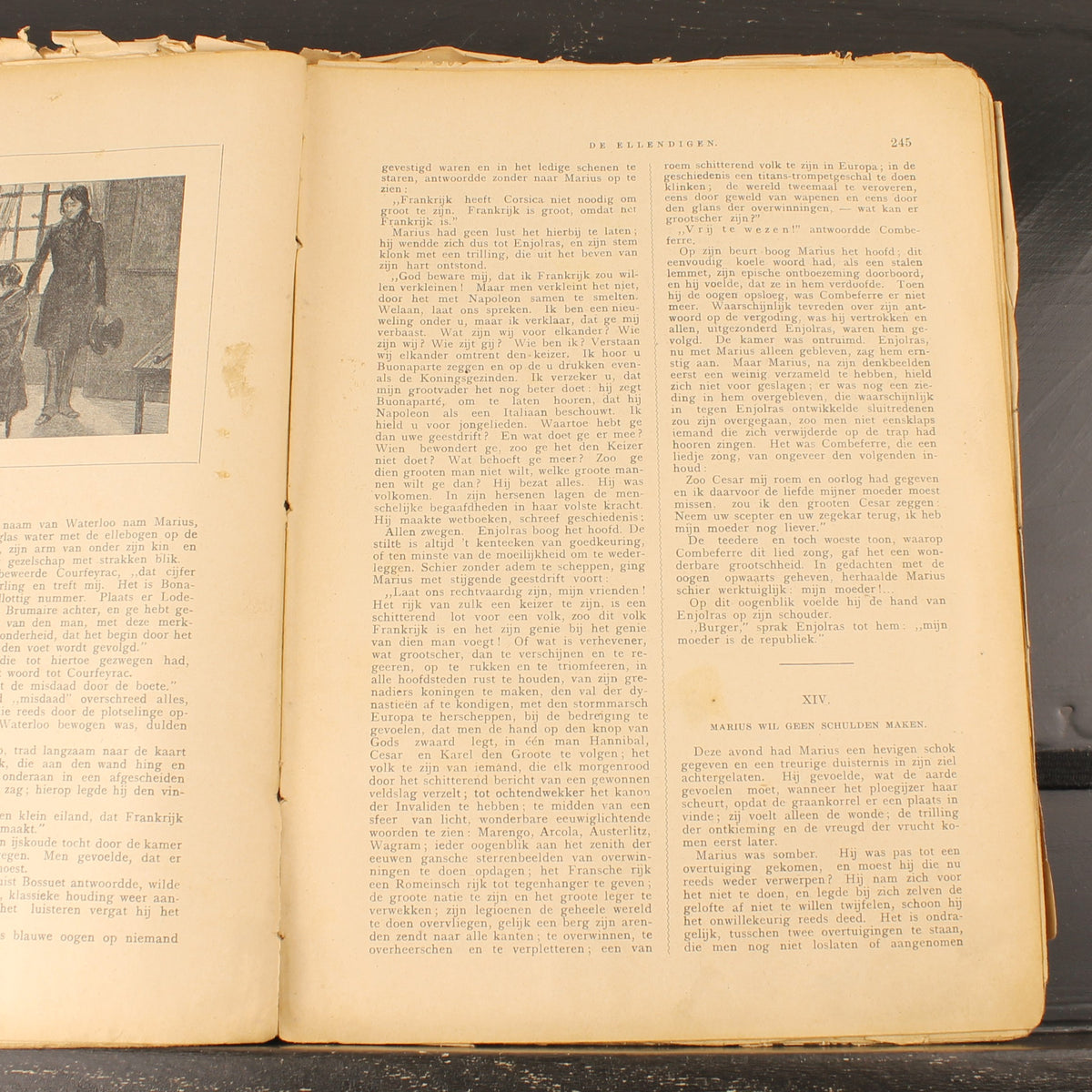 Victor Hugo - De Ellendigen | Oude Geïllustreerde Jubileumuitgave Dagblad De Echo