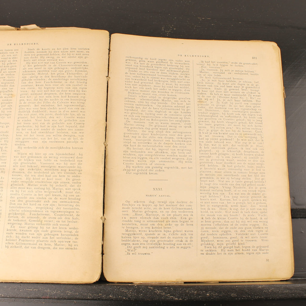 Victor Hugo - De Ellendigen | Oude Geïllustreerde Jubileumuitgave Dagblad De Echo