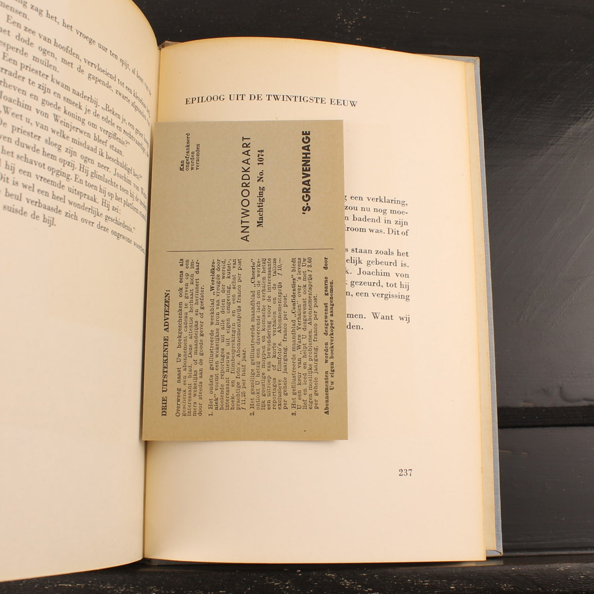 De Onvolmaakte Illusie | W.M. Pogge van Ranken | Anton Pieck | 1957