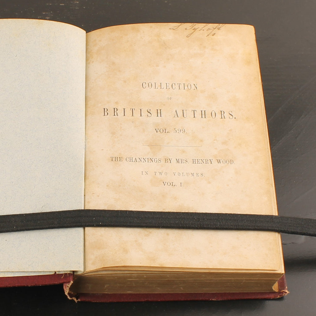 The Channings - Mrs. Henry Wood | Originele Tauchnitz Editie 1862 | Victoriaanse Roman