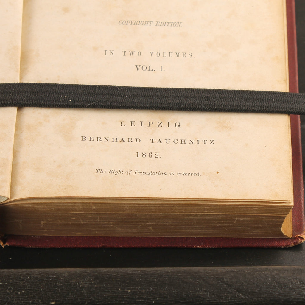 The Channings - Mrs. Henry Wood | Originele Tauchnitz Editie 1862 | Victoriaanse Roman