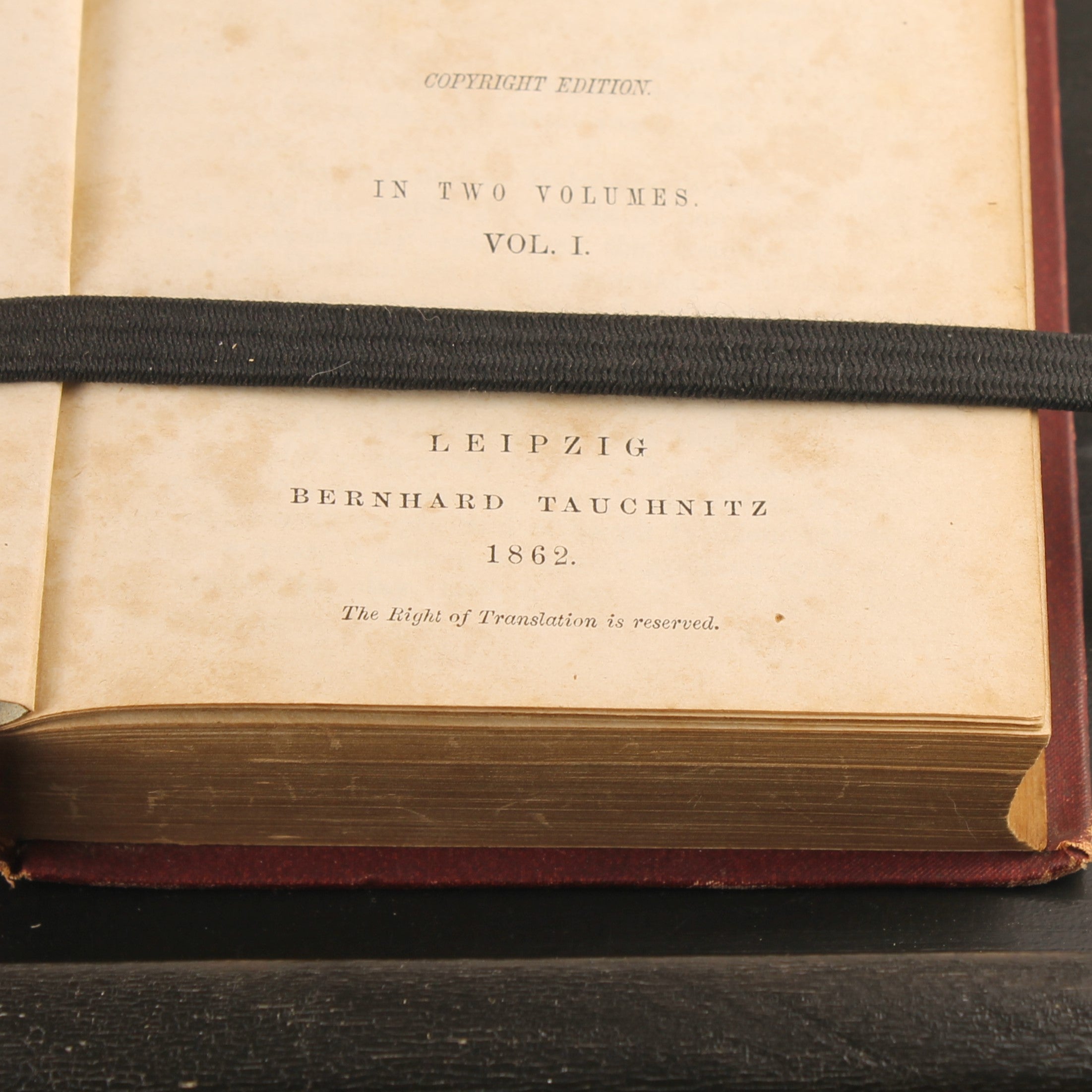 The Channings - Mrs. Henry Wood | Originele Tauchnitz Editie 1862 | Victoriaanse Roman