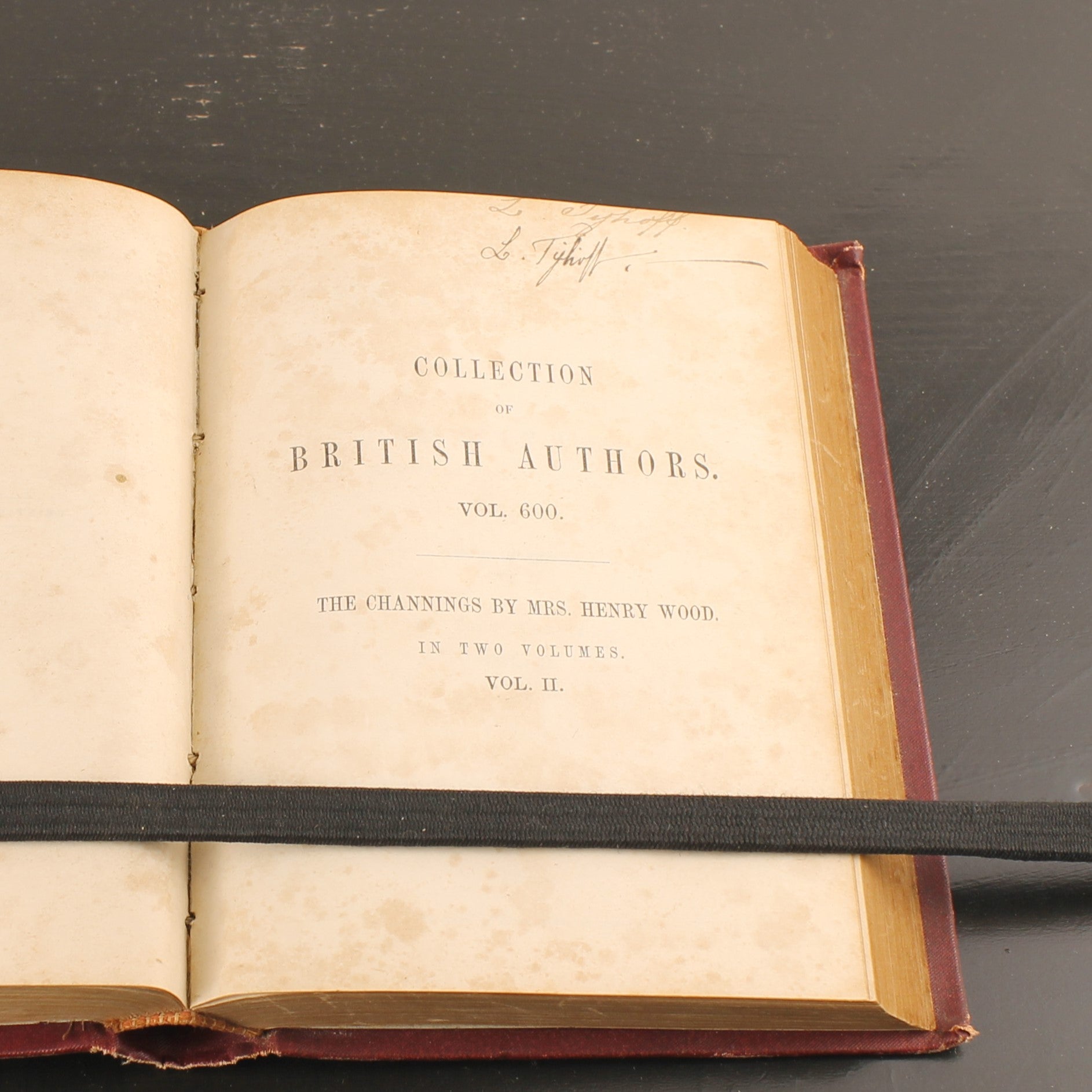 The Channings - Mrs. Henry Wood | Originele Tauchnitz Editie 1862 | Victoriaanse Roman