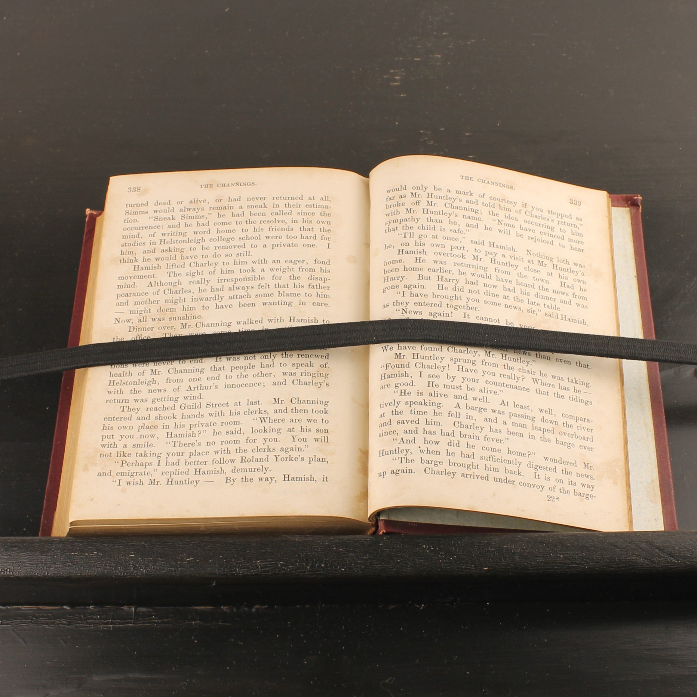 The Channings - Mrs. Henry Wood | Originele Tauchnitz Editie 1862 | Victoriaanse Roman