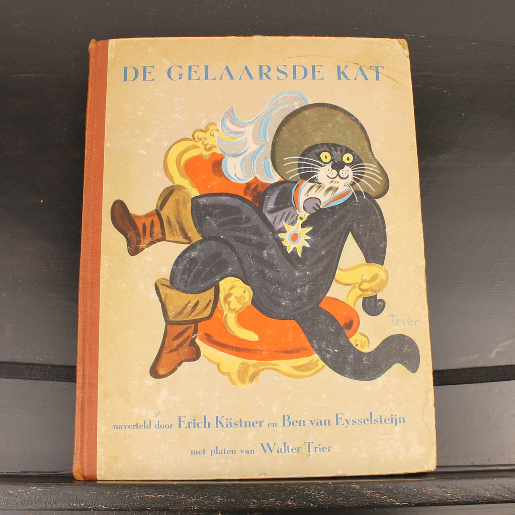 De Gelaarsde Kat - Erich Kästner & Walter Trier | Eerste Nederlandse Uitgave 1951