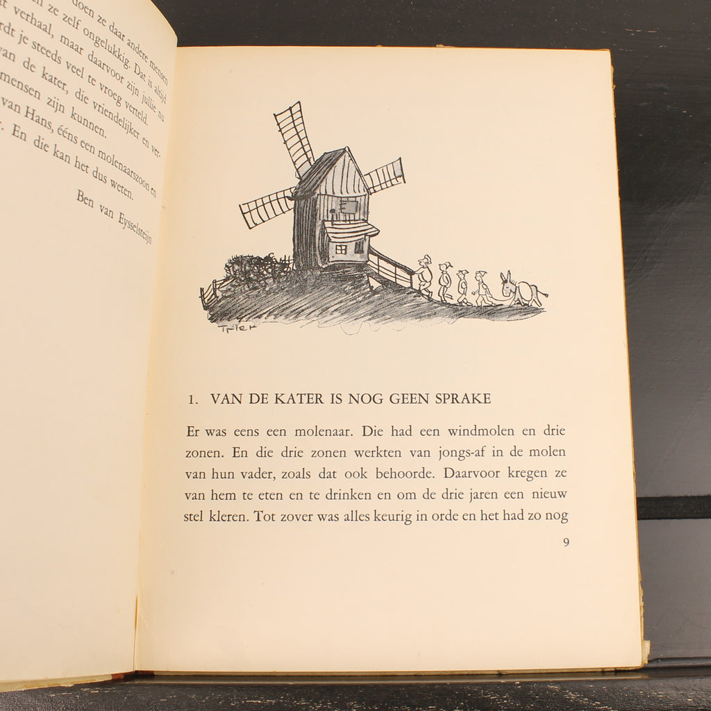 De Gelaarsde Kat - Erich Kästner & Walter Trier | Eerste Nederlandse Uitgave 1951