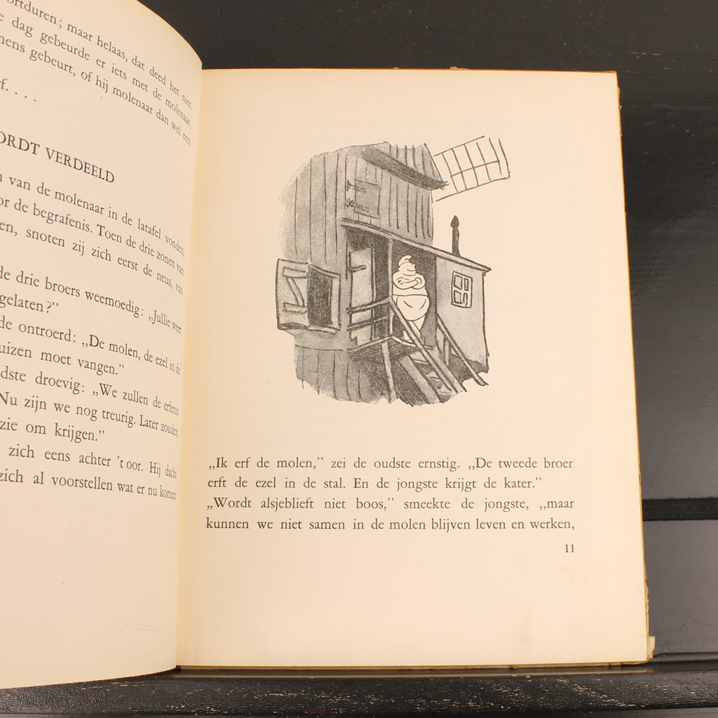 De Gelaarsde Kat - Erich Kästner & Walter Trier | Eerste Nederlandse Uitgave 1951
