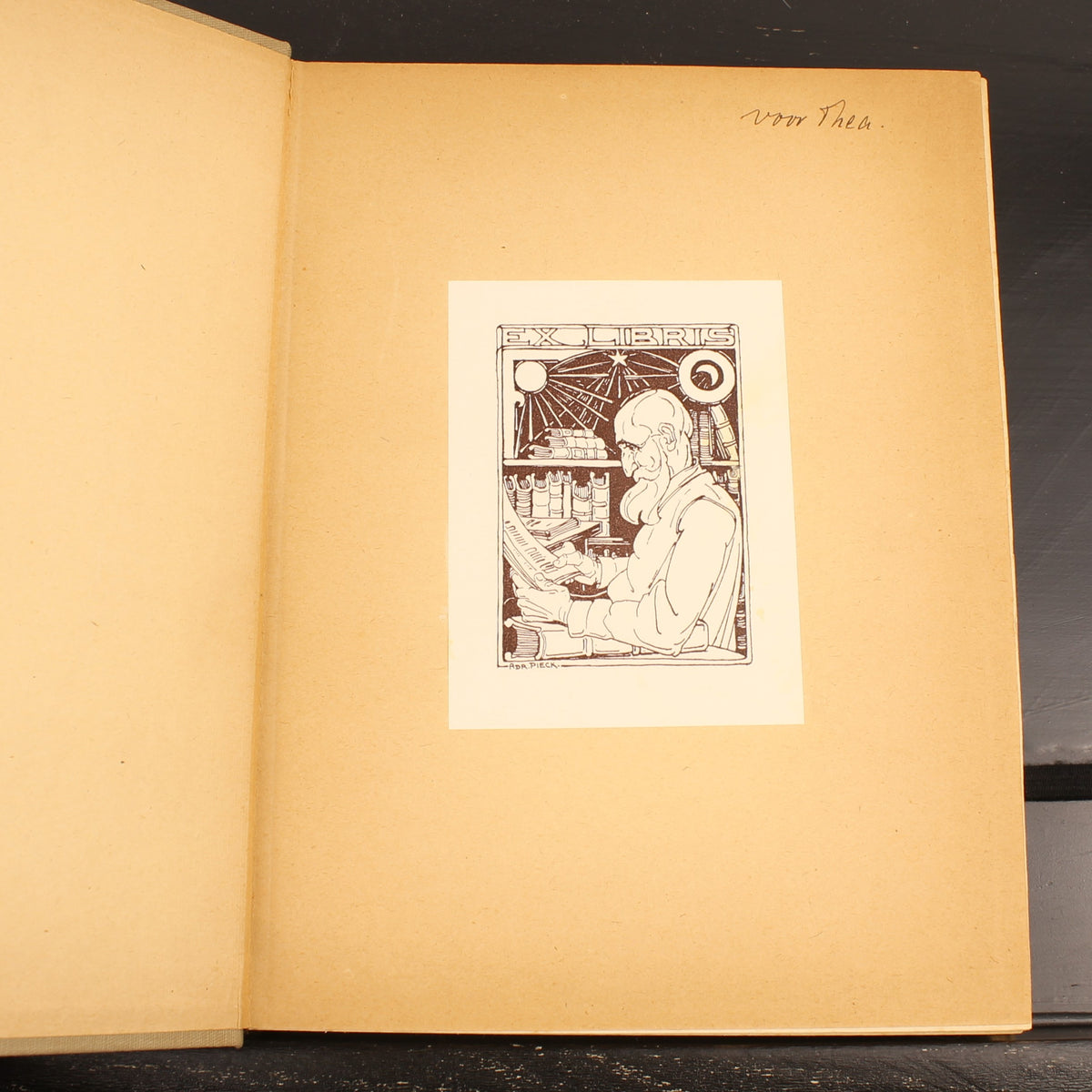 Felix Ortt | Het Probleem der Ziel | Eerste Druk 1929 met Anton Pieck Ex Libris