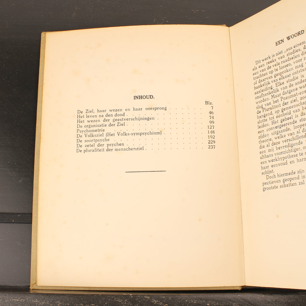 Felix Ortt | Het Probleem der Ziel | Eerste Druk 1929 met Anton Pieck Ex Libris