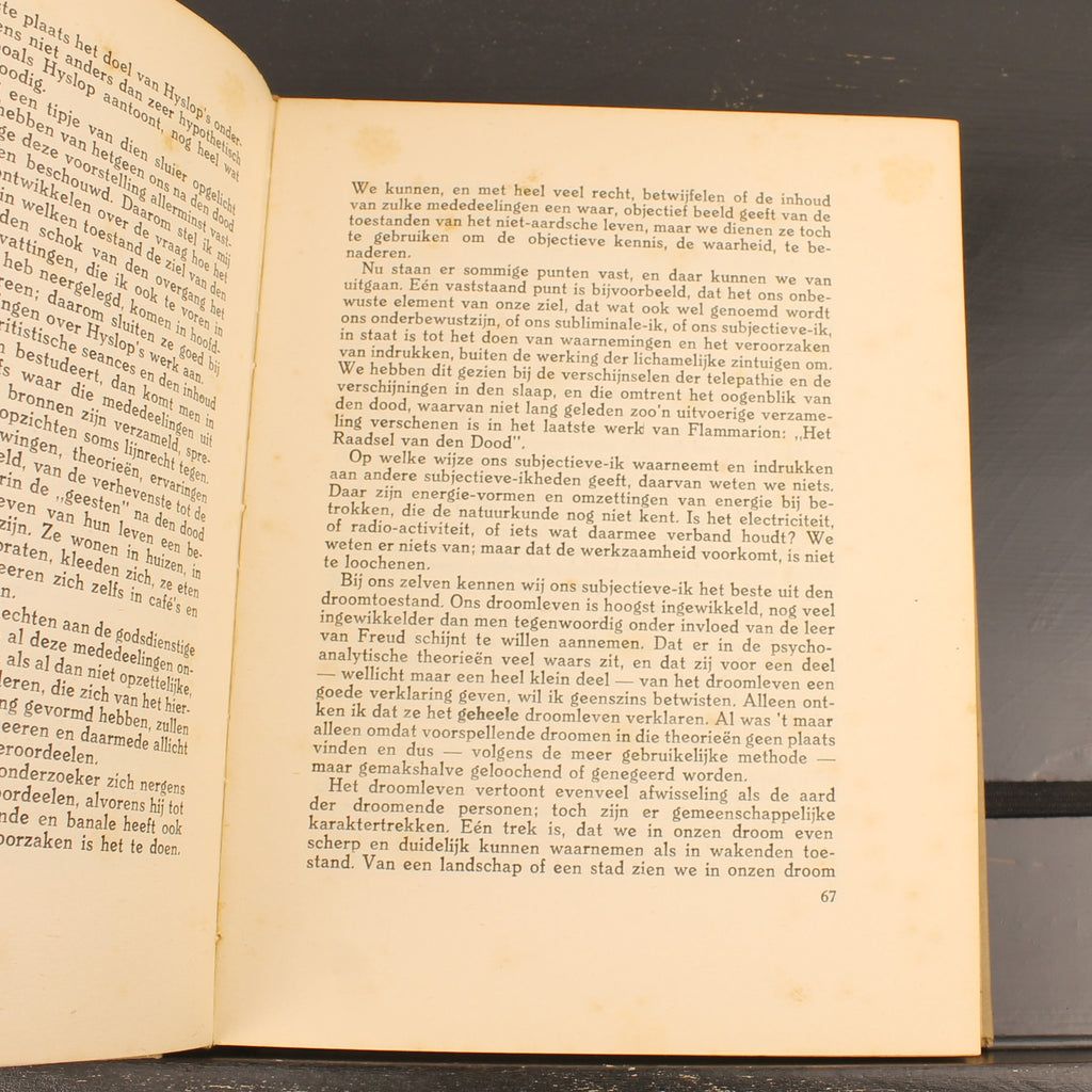 Felix Ortt | Het Probleem der Ziel | Eerste Druk 1929 met Anton Pieck Ex Libris