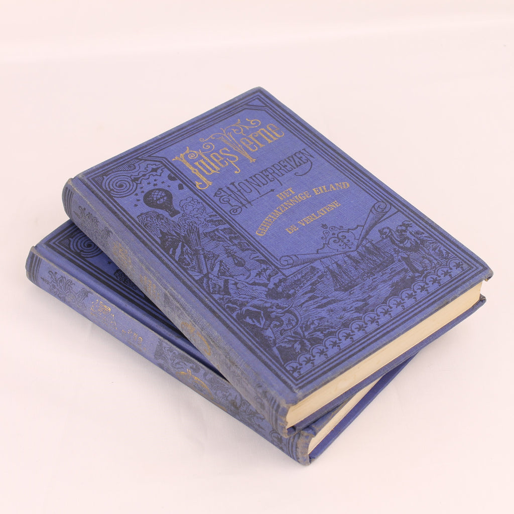 Het Geheimzinnige Eiland Deel 1 en 2 - Jules Verne - Elsevier 1980