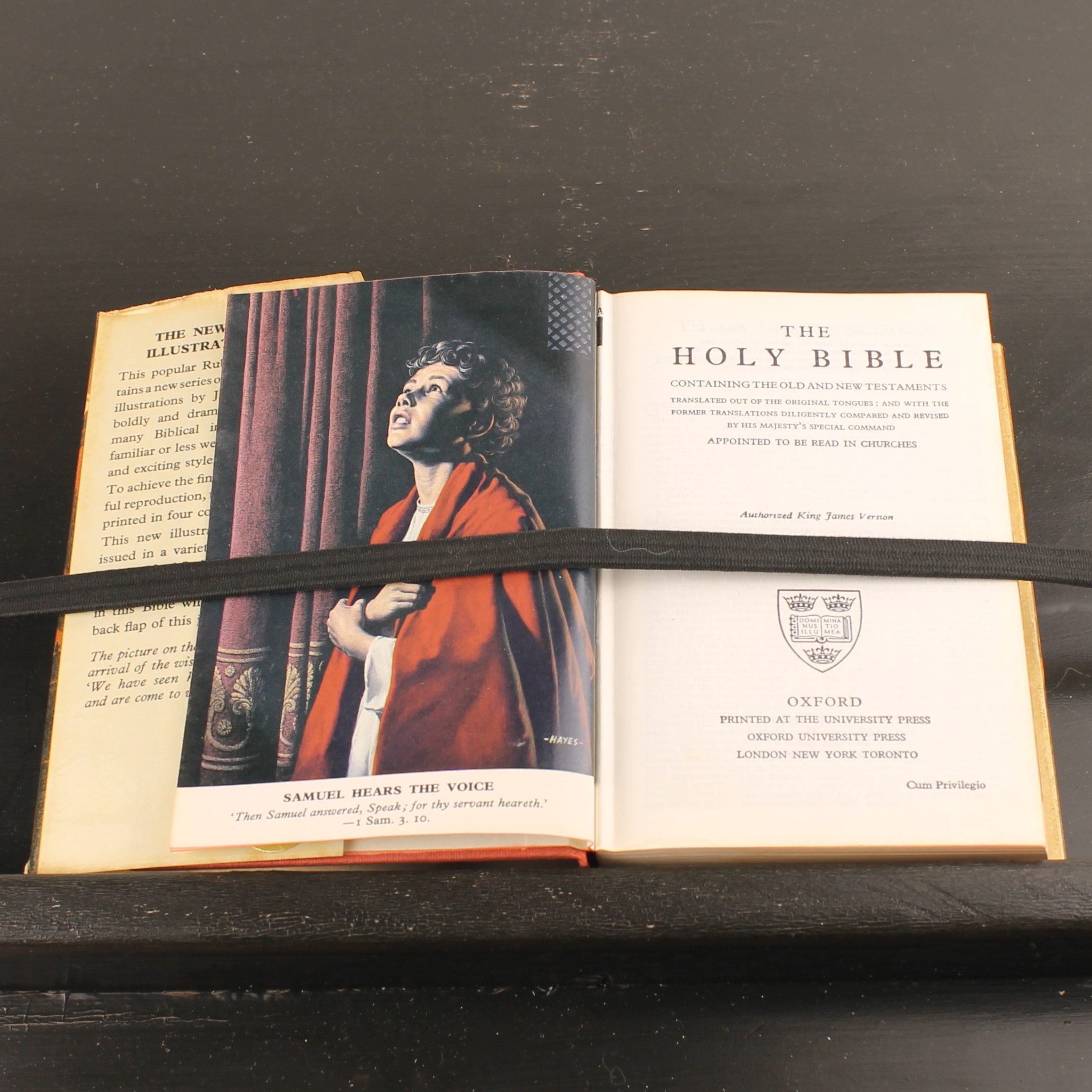 The New Oxford Illustrated Bible – King James Version – Luxury Vintage Edition with Color Illustrations (c. 1970)