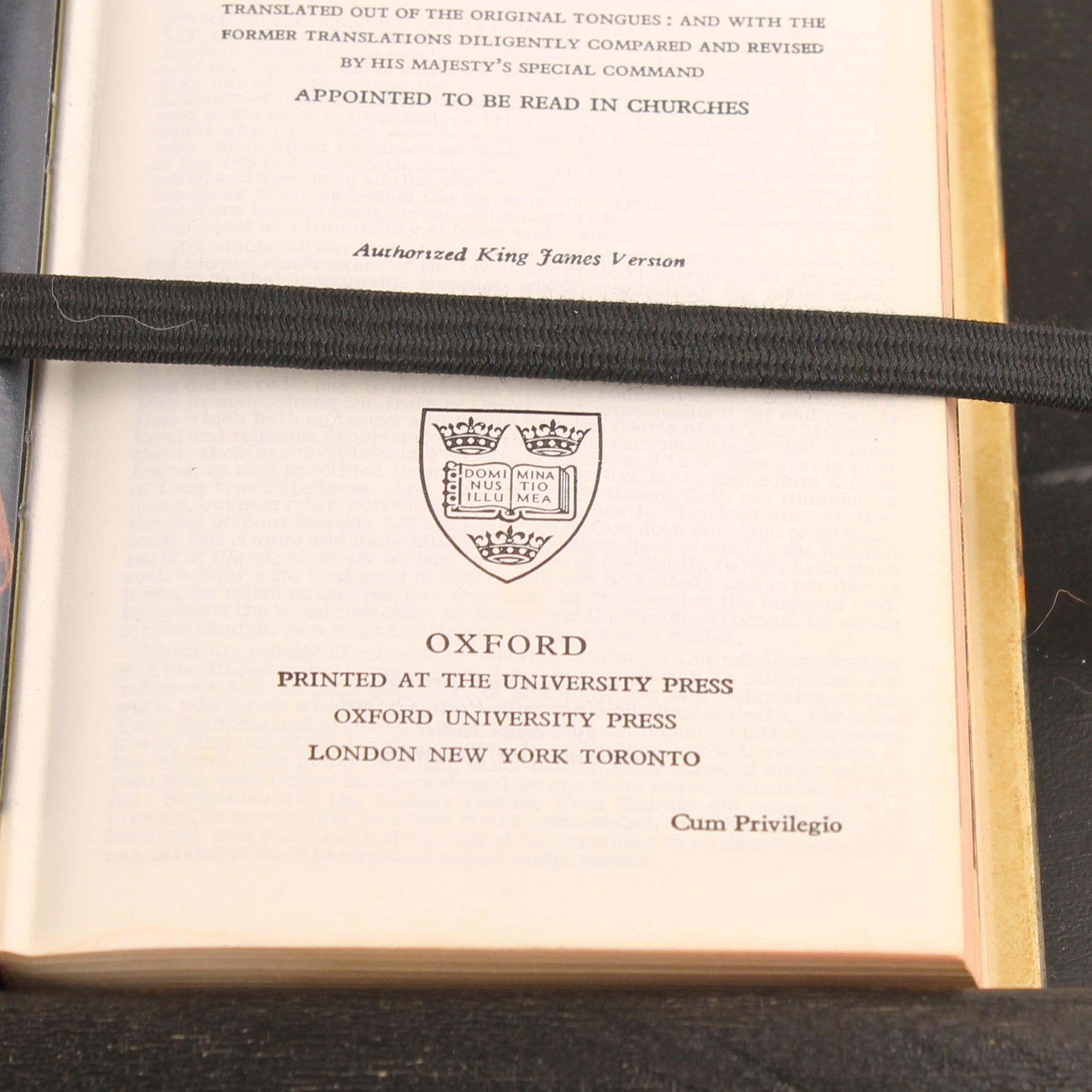 The New Oxford Illustrated Bible – King James Version – Luxury Vintage Edition with Color Illustrations (c. 1970)