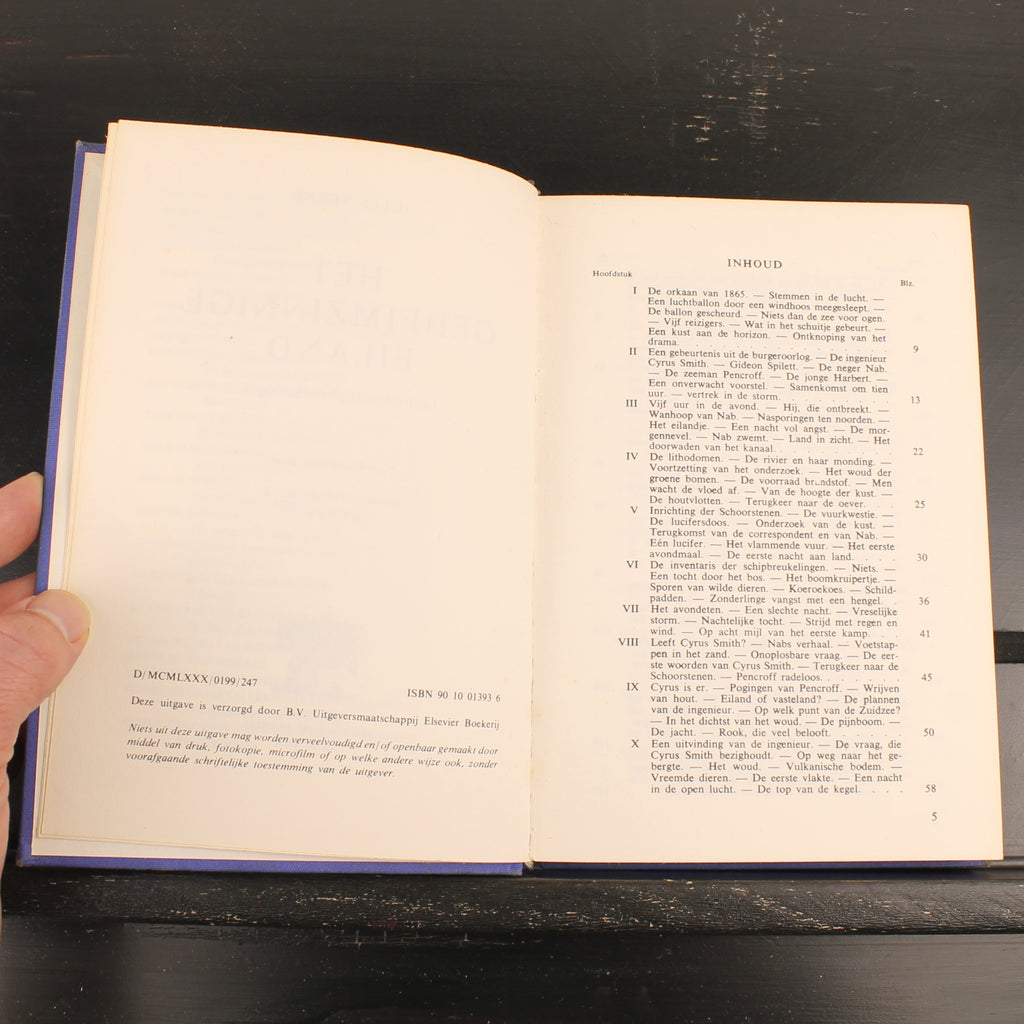 Het Geheimzinnige Eiland Deel 1 en 2 - Jules Verne - Elsevier 1980