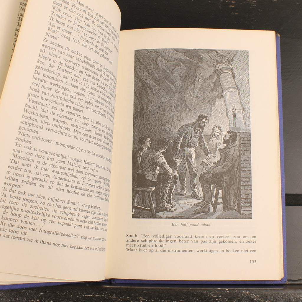 Het Geheimzinnige Eiland Deel 1 en 2 - Jules Verne - Elsevier 1980