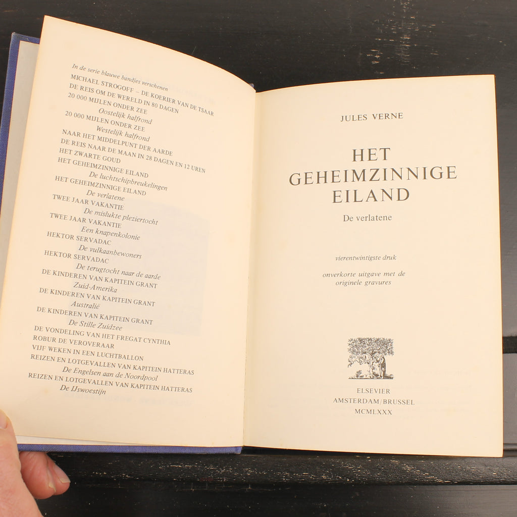 Het Geheimzinnige Eiland Deel 1 en 2 - Jules Verne - Elsevier 1980