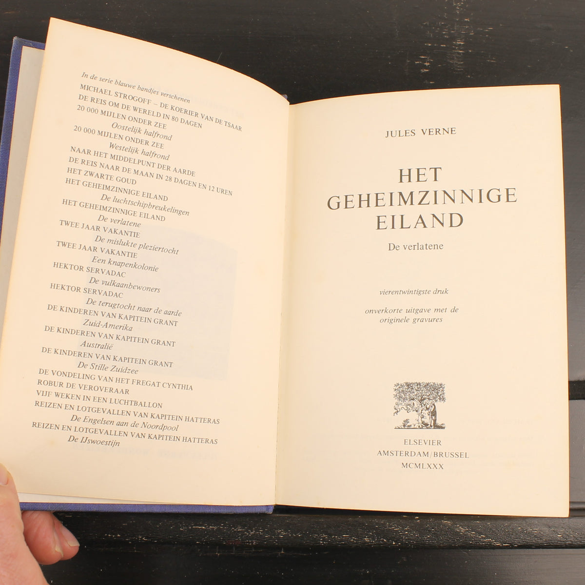 Het Geheimzinnige Eiland Deel 1 en 2 - Jules Verne - Elsevier 1980