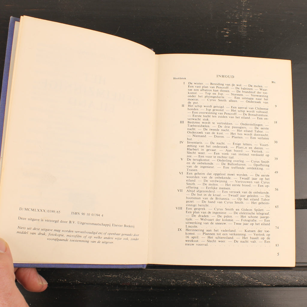 Het Geheimzinnige Eiland Deel 1 en 2 - Jules Verne - Elsevier 1980