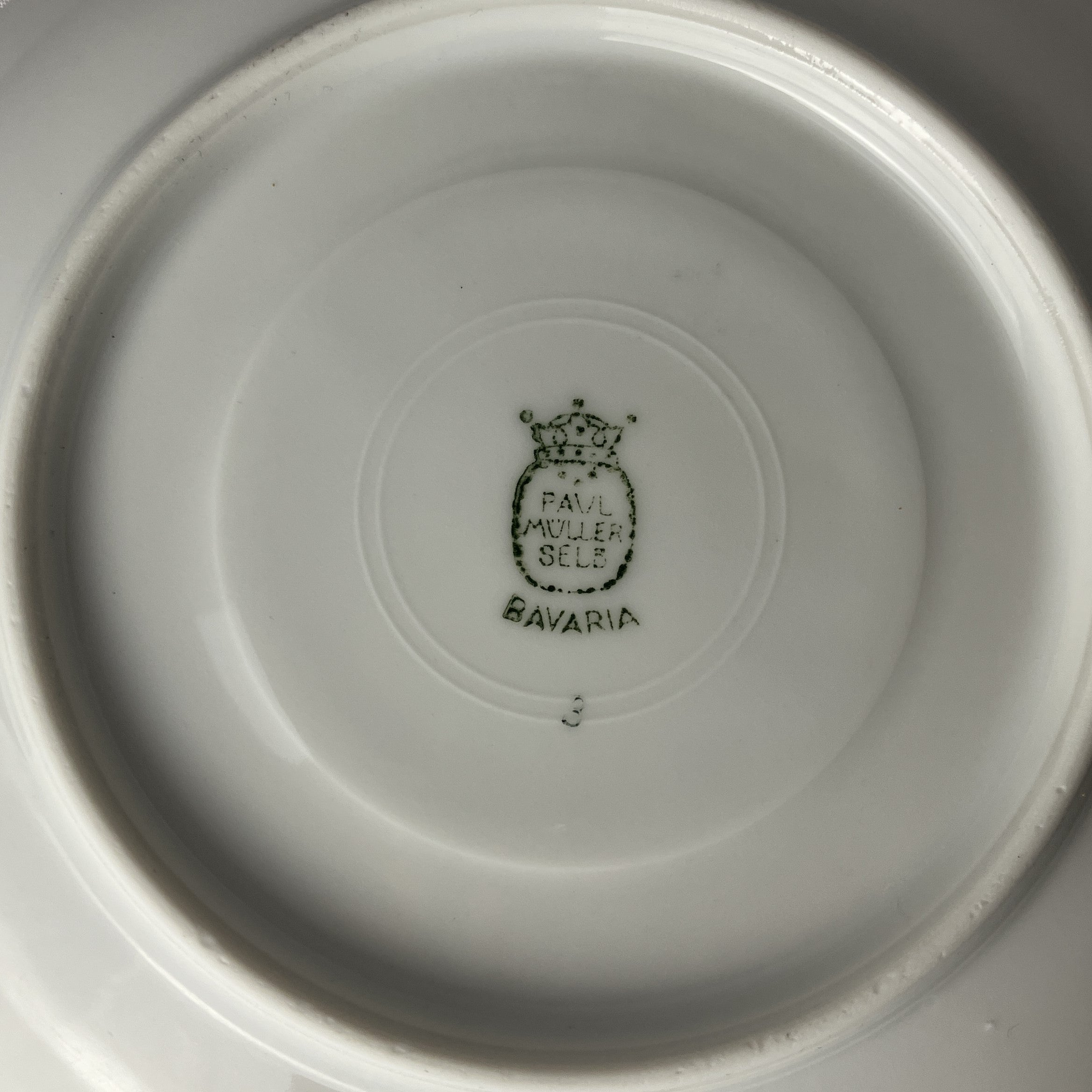 Paul Müller Selb Bavaria Kop en Schotel Set 4-delig Zwart Goud Porselein