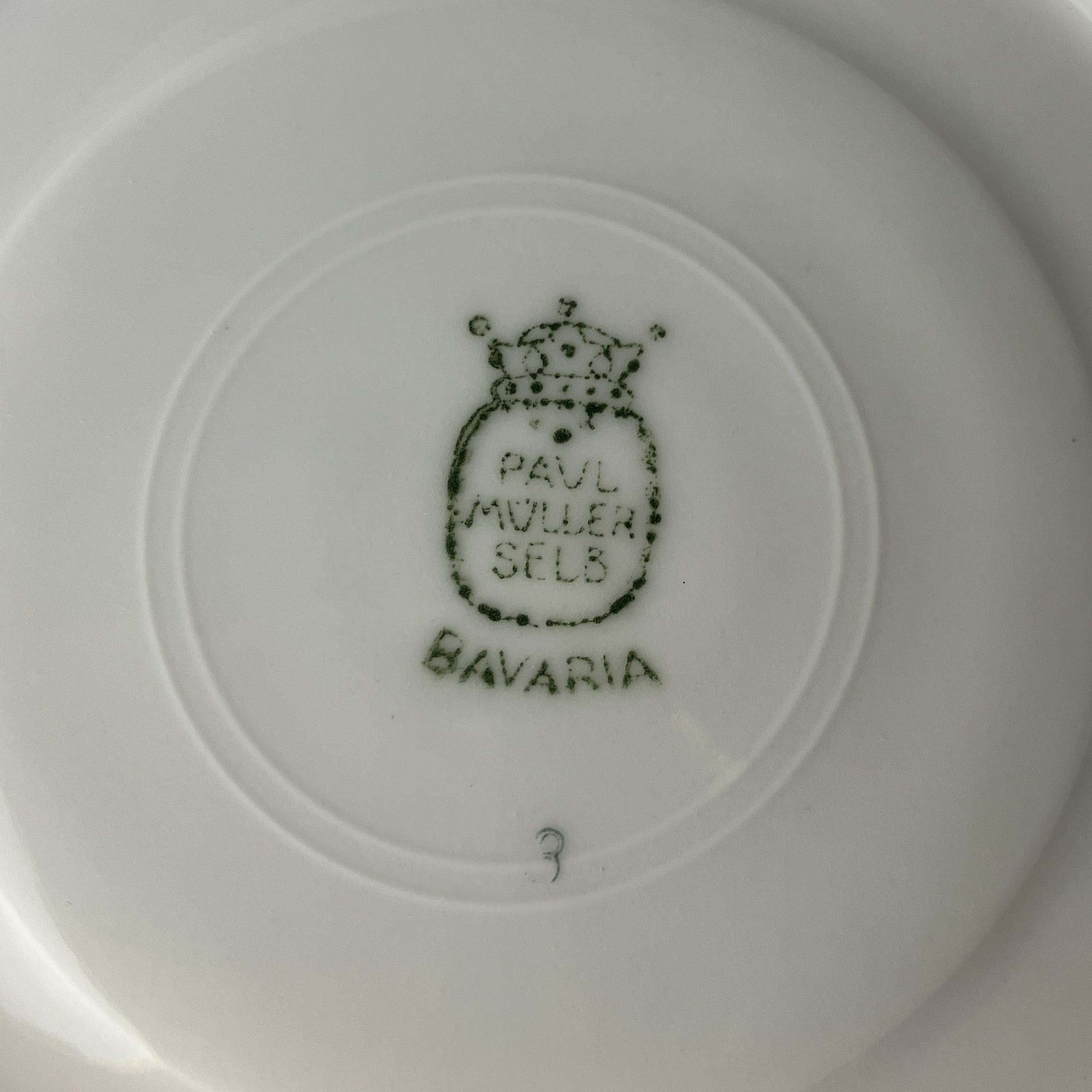 Paul Müller Selb Bavaria Kop en Schotel Set 4-delig Zwart Goud Porselein