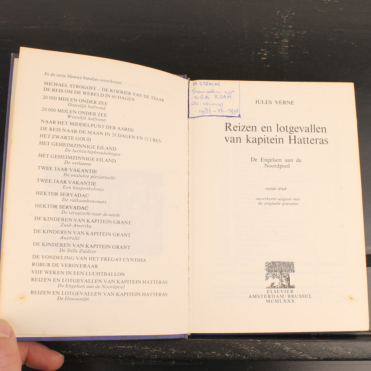 Kapitein Hatteras: De Engelsen aan de Noordpool (Deel 1) - Jules Verne - Elsevier 1980