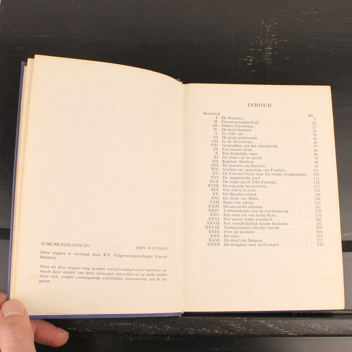Kapitein Hatteras: De Engelsen aan de Noordpool (Deel 1) - Jules Verne - Elsevier 1980