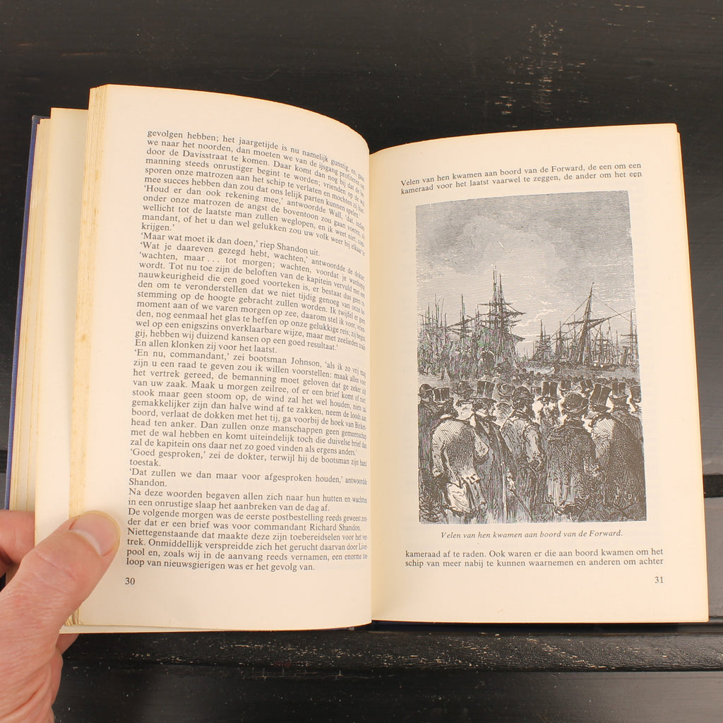 Kapitein Hatteras: De Engelsen aan de Noordpool (Deel 1) - Jules Verne - Elsevier 1980