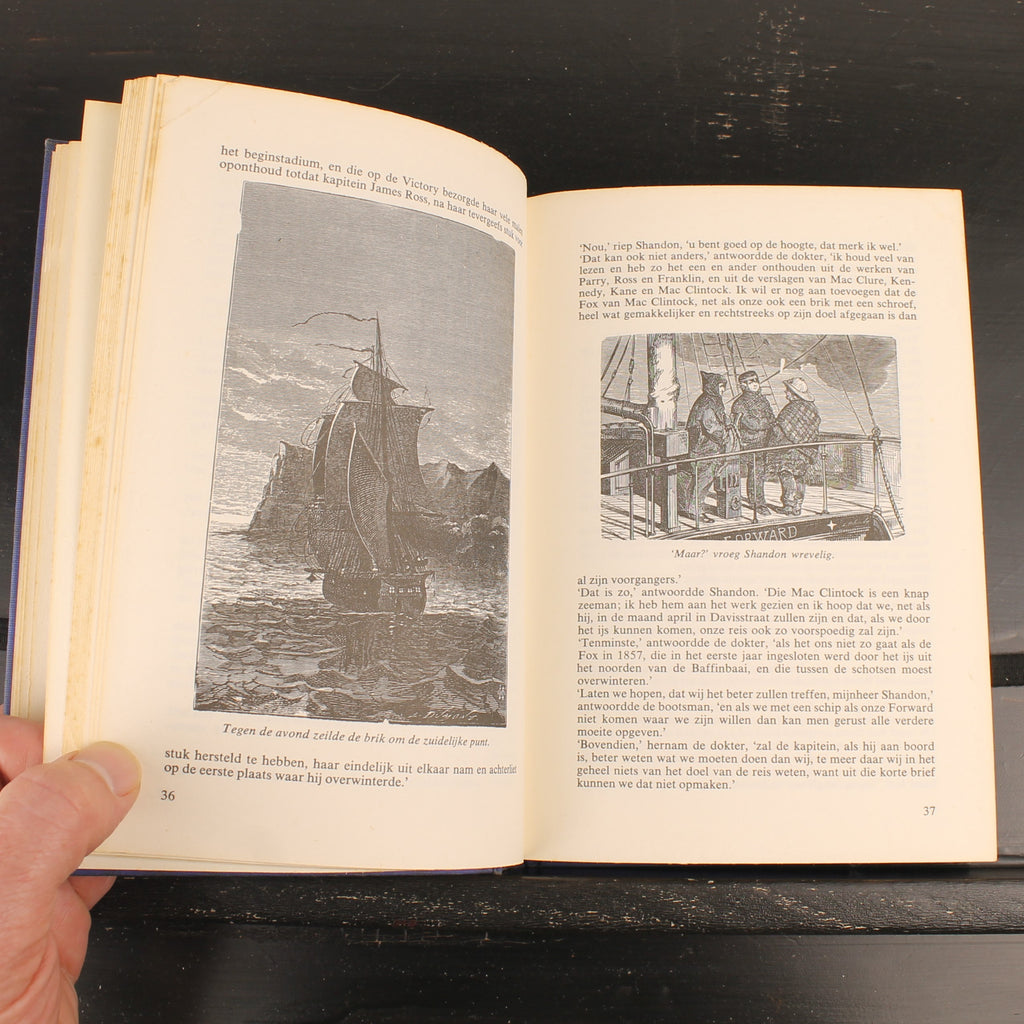 Kapitein Hatteras: De Engelsen aan de Noordpool (Deel 1) - Jules Verne - Elsevier 1980