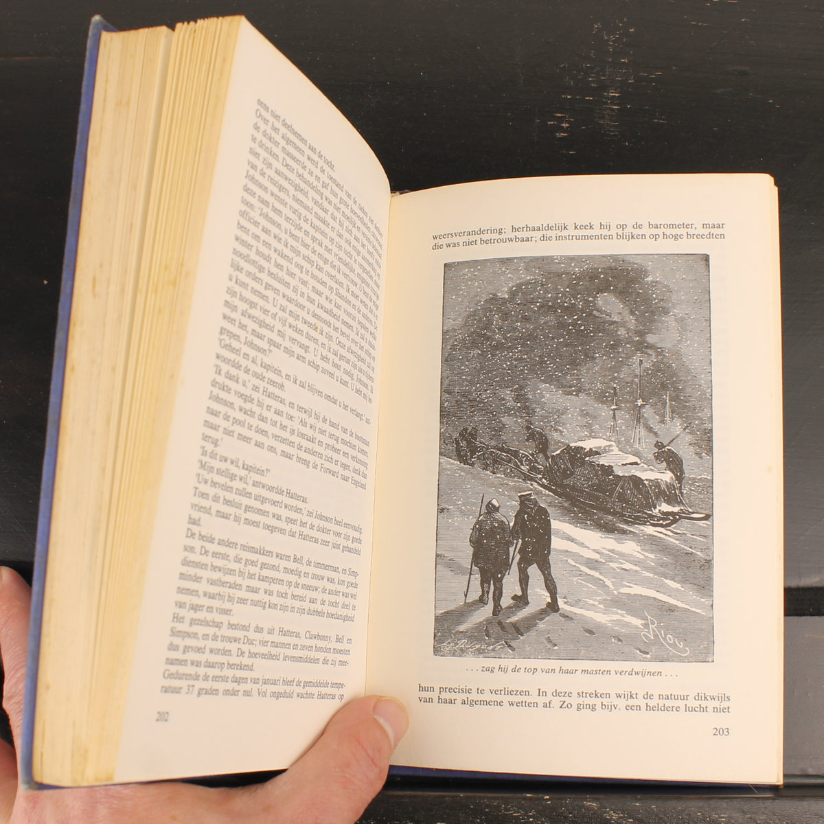 Kapitein Hatteras: De Engelsen aan de Noordpool (Deel 1) - Jules Verne - Elsevier 1980