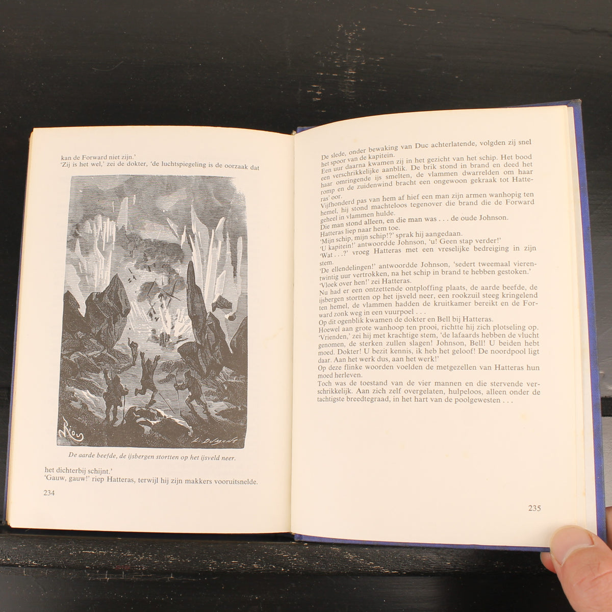 Kapitein Hatteras: De Engelsen aan de Noordpool (Deel 1) - Jules Verne - Elsevier 1980