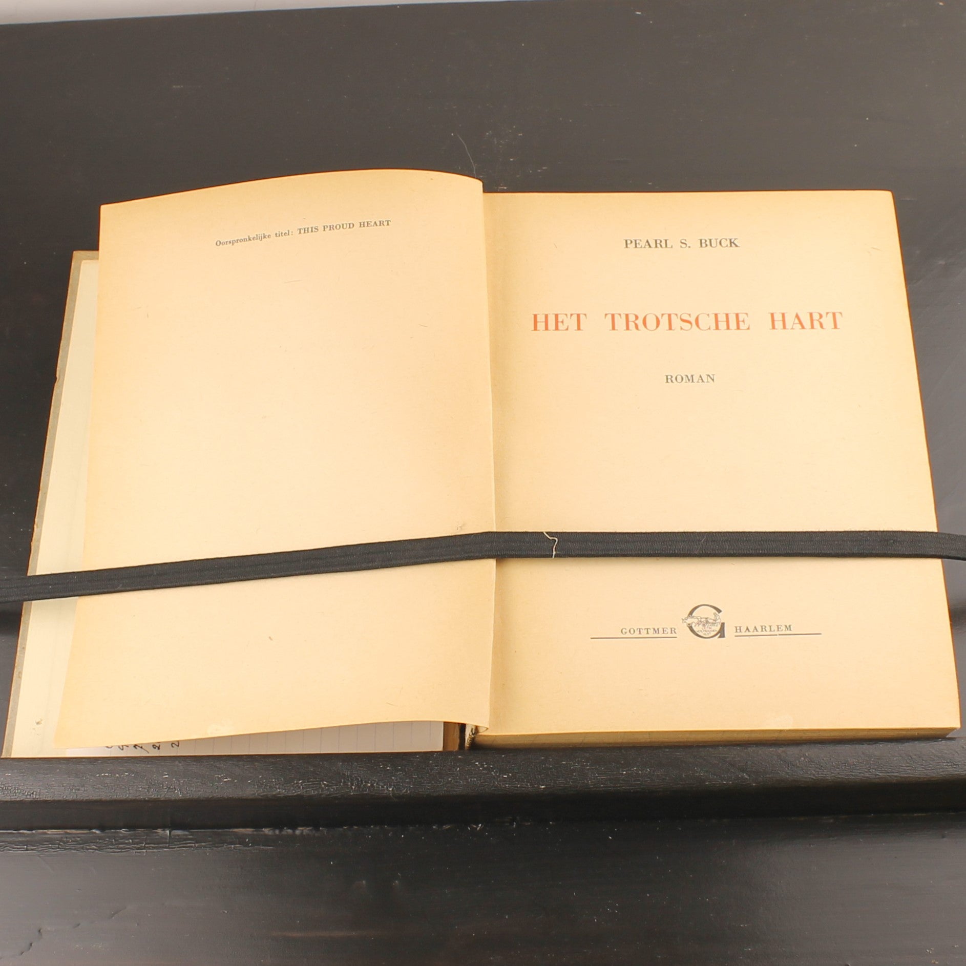 Pearl S. Buck – The Proud Heart – Pre-War Gottmer Edition (c. 1939) – Cloth Binding