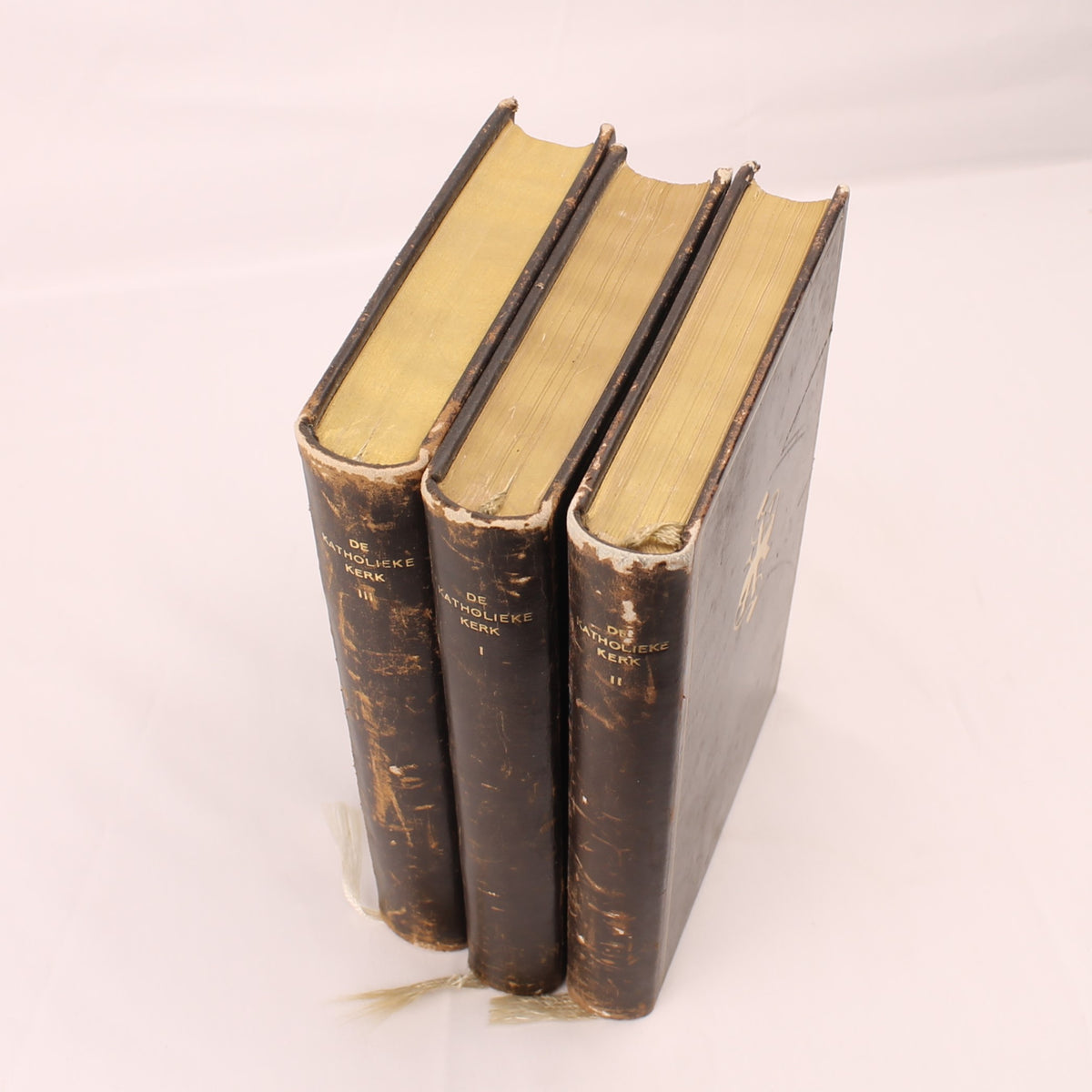 De Katholieke Kerk | Godsdienstleer en Apologie | Complete 3-Delige Set | Het Spectrum, Utrecht 1942-1946