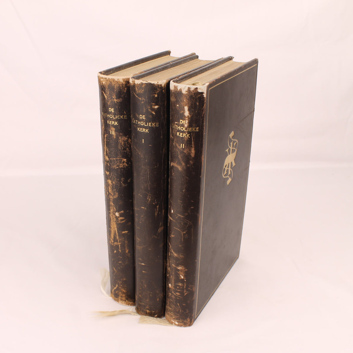 De Katholieke Kerk | Godsdienstleer en Apologie | Complete 3-Delige Set | Het Spectrum, Utrecht 1942-1946