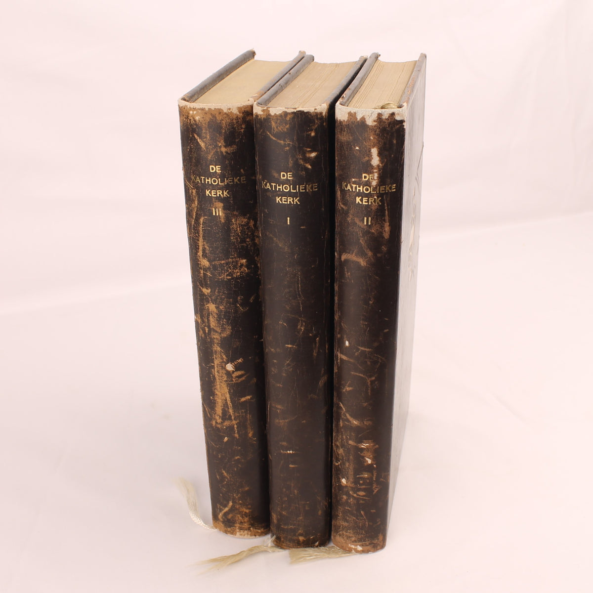 De Katholieke Kerk | Godsdienstleer en Apologie | Complete 3-Delige Set | Het Spectrum, Utrecht 1942-1946