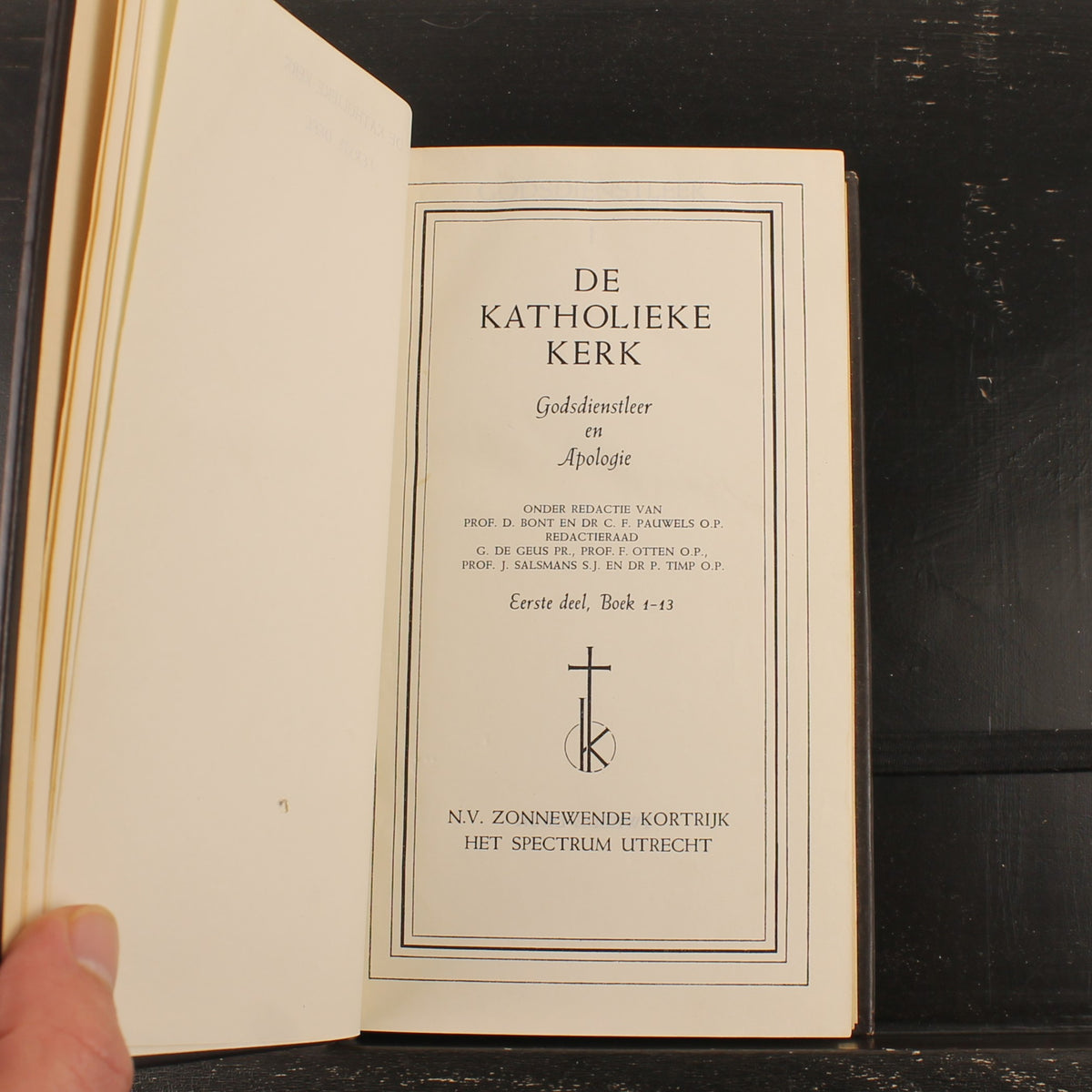 De Katholieke Kerk | Godsdienstleer en Apologie | Complete 3-Delige Set | Het Spectrum, Utrecht 1942-1946