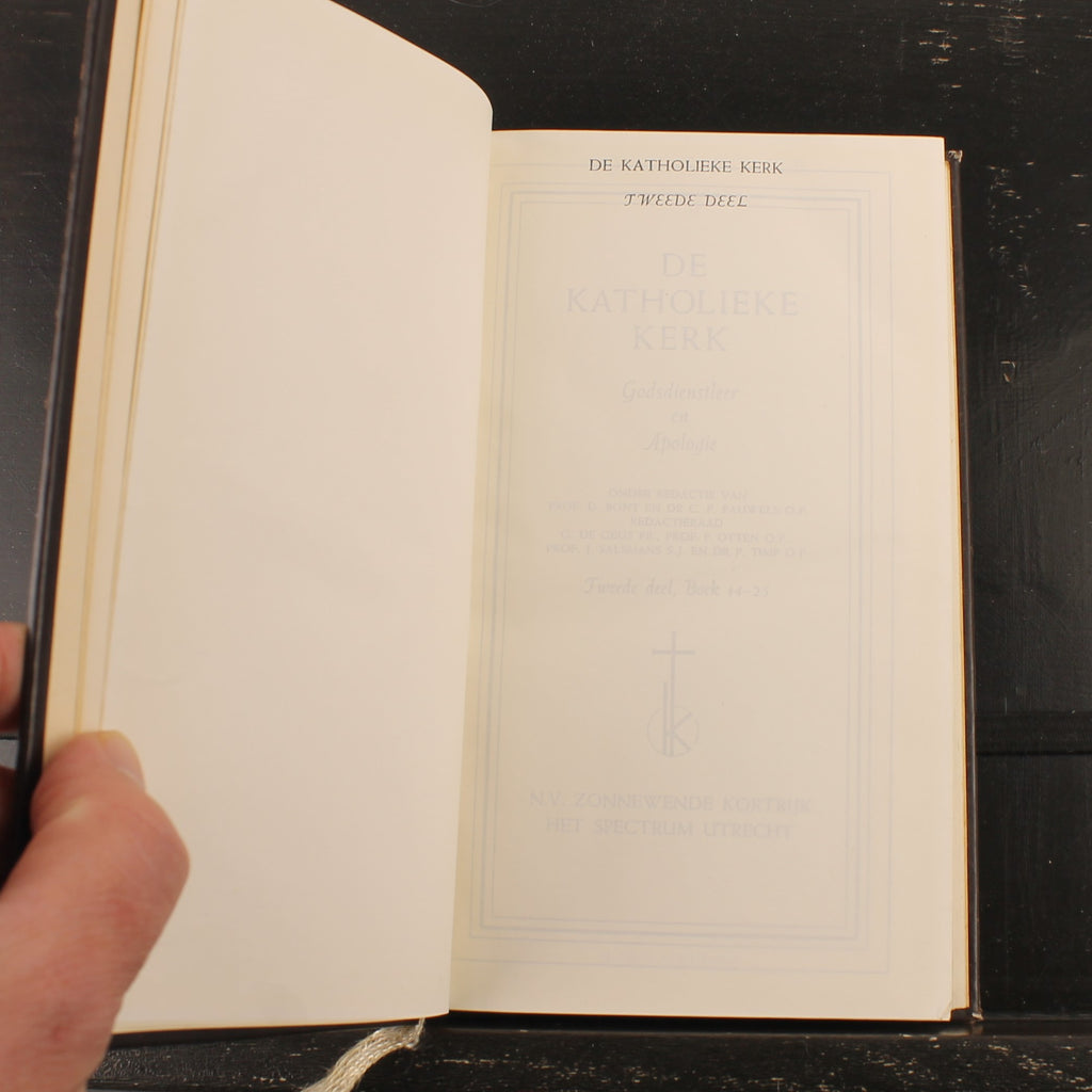 De Katholieke Kerk | Godsdienstleer en Apologie | Complete 3-Delige Set | Het Spectrum, Utrecht 1942-1946