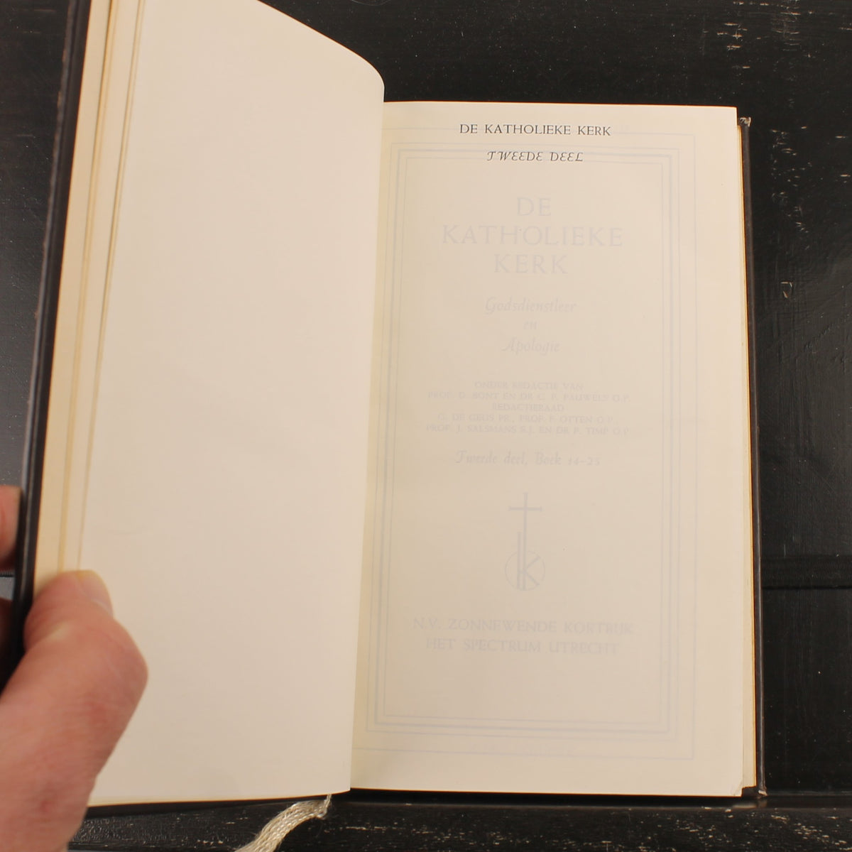 De Katholieke Kerk | Godsdienstleer en Apologie | Complete 3-Delige Set | Het Spectrum, Utrecht 1942-1946