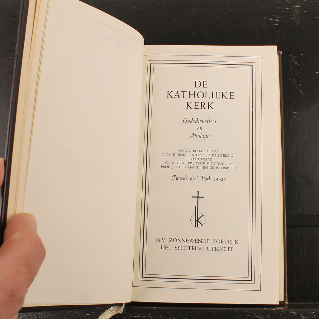 De Katholieke Kerk | Godsdienstleer en Apologie | Complete 3-Delige Set | Het Spectrum, Utrecht 1942-1946