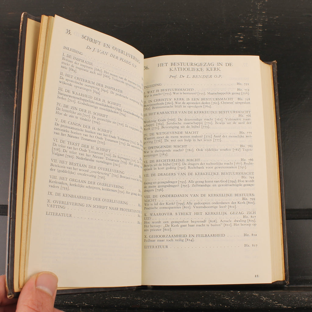 De Katholieke Kerk | Godsdienstleer en Apologie | Complete 3-Delige Set | Het Spectrum, Utrecht 1942-1946
