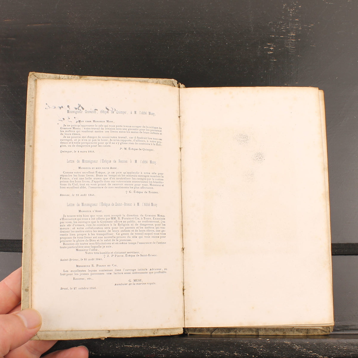 Adrienne ou les Conseils d'une Institutrice - Alida de Savignac - Tours 1846