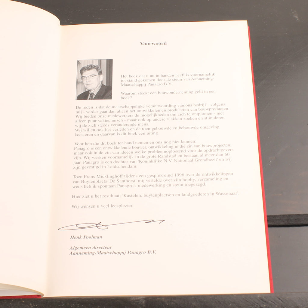 Castles, Country Estates and Manors in Wassenaar (1998) – Frans H. Micklinghoff – Hardcover with Dust Jacket